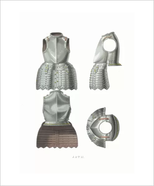Plate armour. From the Antiquities of the Russian State, 1849-1853