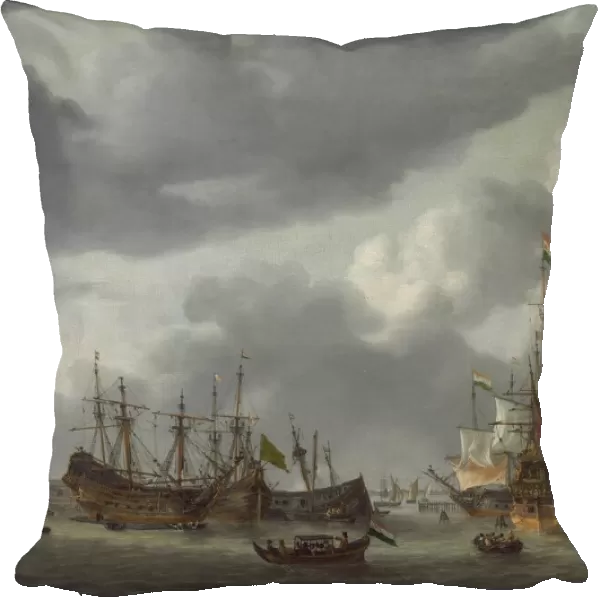 Amsterdam Harbor Scene, c. 1654  /  1655. Creator: Reinier Zeeman