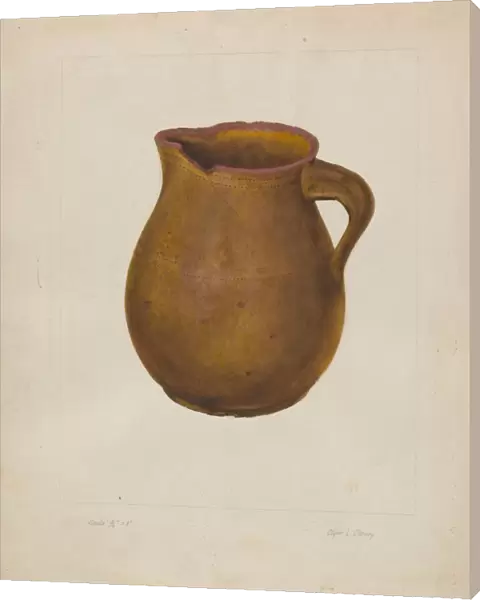 Earthen Pitcher, 1935  /  1942. Creator: Clyde L. Cheney
