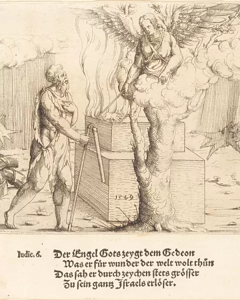 The Sacrifice of Gideon, 1549. Creator: Augustin Hirschvogel