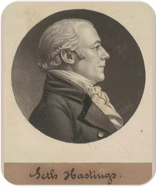 Seth Hastings, 1806. Creator: Charles Balthazar Julien Fevret de Saint-Memin