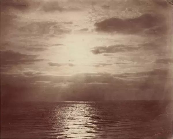 Solar Effect in the Clouds-Ocean, 1856  /  57. Creator: Gustave Le Gray