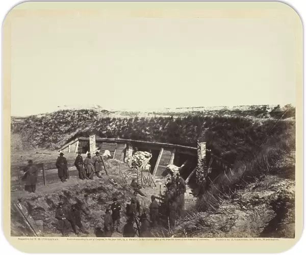 The Pulpit, Fort Fisher, N. C. January 1865. Creator: Alexander Gardner