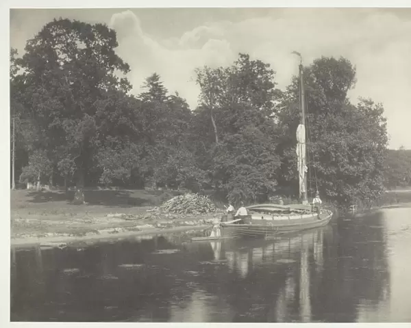 The River Bure at Coltishall, 1886. Creator: Peter Henry Emerson