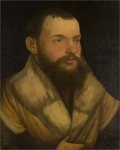 Portrait of a Man, 1520  /  30. Creator: Martin Schaffner