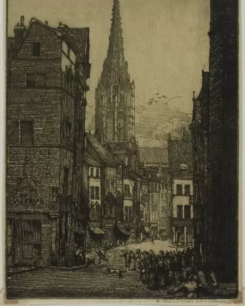 Rue du Chasseur, Rouen, 1903. Creator: Donald Shaw MacLaughlan