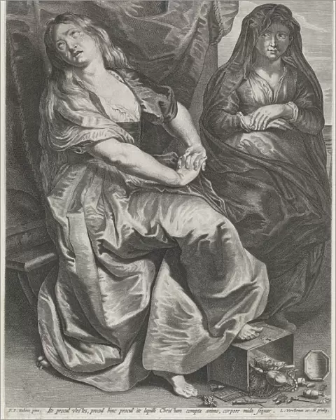 St. Mary Magdalen Trampling Her Valuables, 1622-23 Creator: Lucas Vorsterman