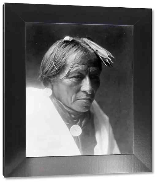 A man of Taos, c1905. Creator: Edward Sheriff Curtis