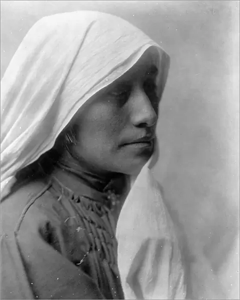 A Taos woman, c1905. Creator: Edward Sheriff Curtis