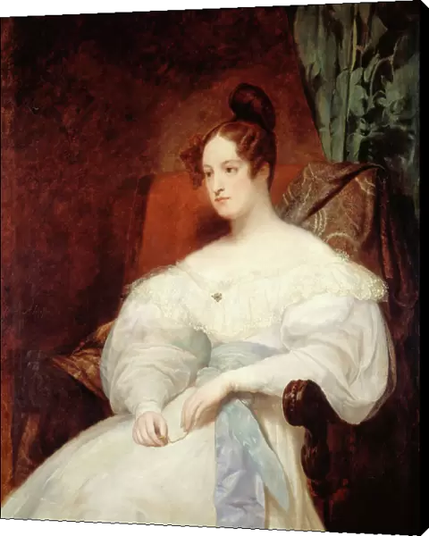 Portrait thought to be of Princess Louise of Orleans, 1833. Creator: Ary Scheffer