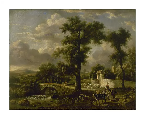 Scène champêtre, late 18th-early 19th century. Creator: Jean-Louis Demarne