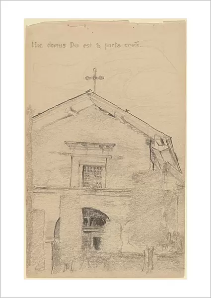 Mission Dolores, San Francisco, 1913. Creator: Arthur Davies