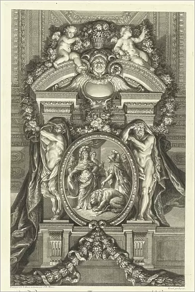 La Prééminence de la France reconnue par l'Espagne 1662 (The Preeminance... [pl. 17], pub.1752. Creators: Jean-Baptiste Masse, Francois Bernard Lepicie)
