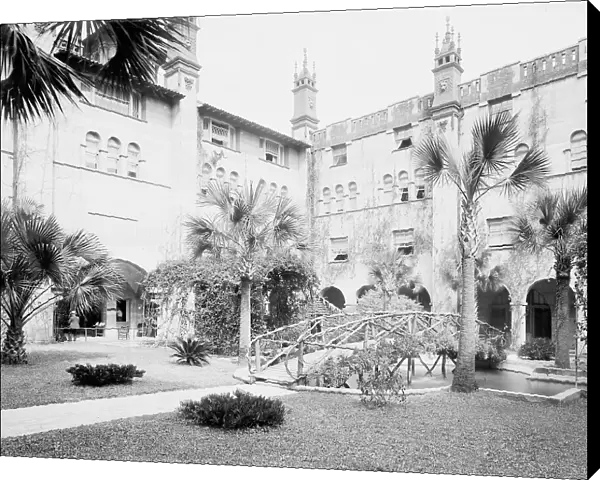 The Court, Alcazar Hotel, St. Augustine, Fla. c1904. Creator: Unknown