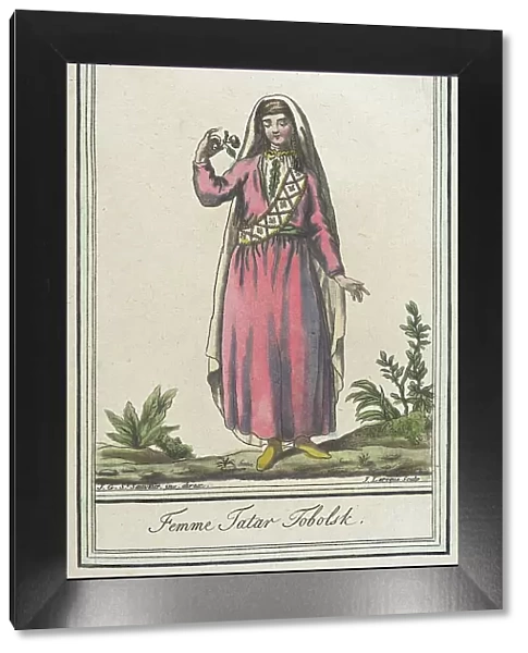 Costumes de Différents Pays, Femme Tatar Tobolsk, c1797. Creator: Jacques Grasset de Saint-Sauveur