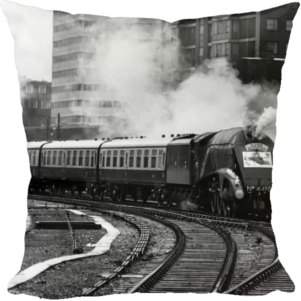 The Flying Scotsman arriving at Londons Marylebone Station 1985