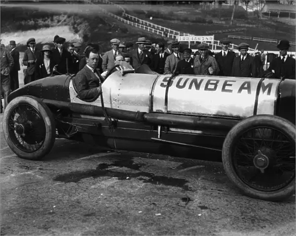 1920 - 1929 Brooklands Circuit: Sunbeam at 1920s Brooklands, portrait