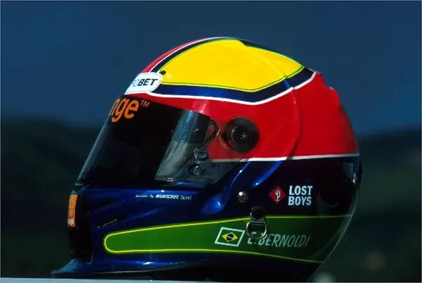 Formula One Testing: Enrique Bernoldi Arrows AMT A22 Helmet