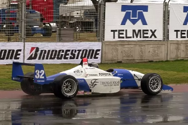 Rookie Jon Fogarty (USA) Dorricott Racing took an impressive victory in the wet conditions