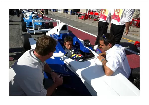 Formula BMW USA Championship: Juan Pablo Montoya Williams shows his support for his brother Federico Montoya Atlantic Racing Team