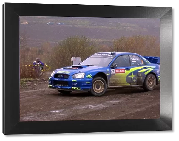 World Rally Championship: Rally winners Petter Solberg  /  Phil Mills Subaru Impreza WRC 2003