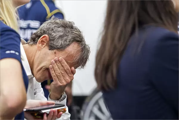 Formula E. Alain Prost (FRA) Co founder eDams Renault at Formula E Championship