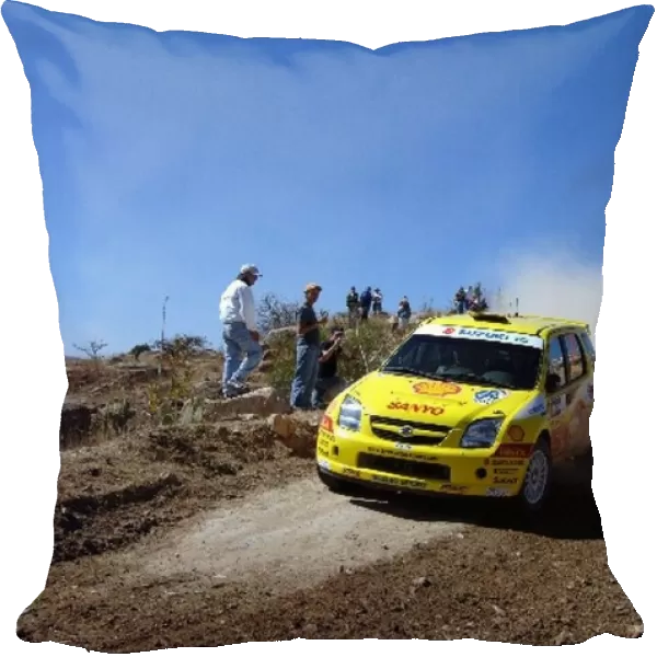 FIA World Rally Championship: Per-Gunnar Andersson, Suzuki Ignis Super 1600 JWRC, on stage 7