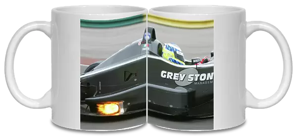2003 British Formula 3 Championship. Croft 4th May. Stefano Fabi spits fire. World Copyright - Todd / Ebrey / LAT Photographic