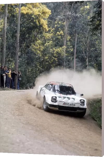 Portuguese Rally, Portugal. 10-14 March 1976: Sandro Munari  /  Silvio Maiga, 1st position