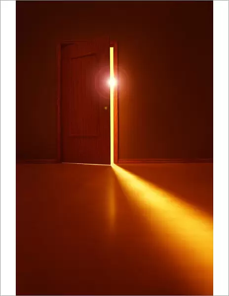 Light Streaming Through A Door