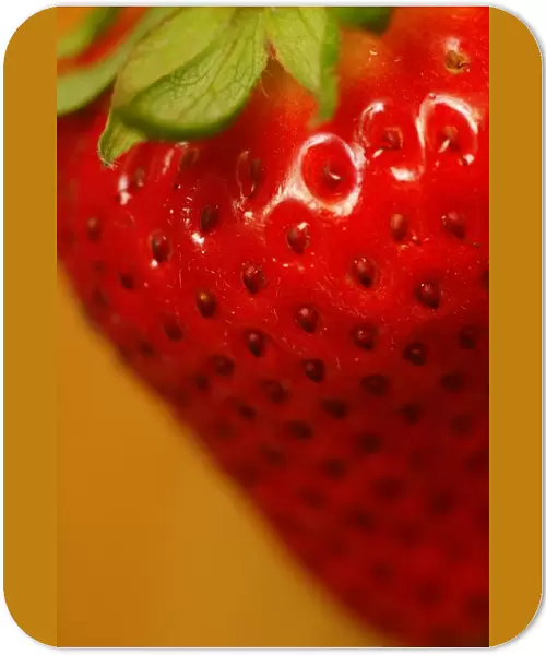 Close Up Of A Strawberry