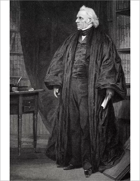Joseph Story 1779 - 1845. American Jurist And Member Of Supreme Court. From Painting By Alonzo Chappel