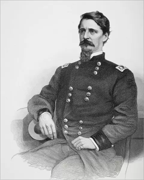 W. S. Hancock 1824 To 1886. Union General During American Civil War. From Photograph By Matthew Brady