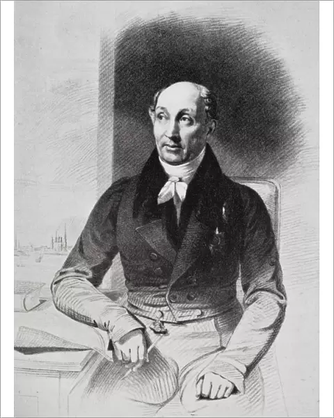 George Dawe Aged 50, 1781-1829. English Portraitist. From The Book The Life Of Charles Lamb Volume I By E V Lucas Published 1905