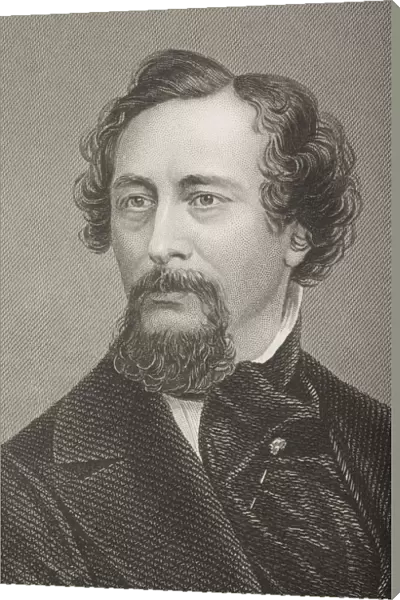 Charles John Huffam Dickens, 1812-1870. English Novelist. Engraved By D. J. Pound From A Photograph By Mayall. From The Book The Drawing-Room Portrait Gallery Of Eminent Personages Published In London 1859