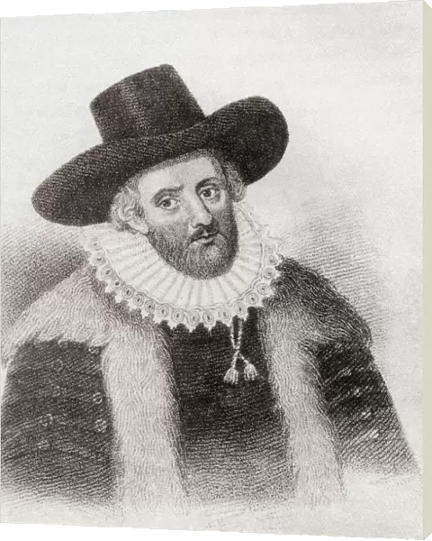 Edward 'Ned'Alleyn, 1566 - 1626. English actor who was a major figure of the Elizabethan theatre and founder of Dulwich College and Alleyns School. From Shakespeare The Player, published 1916