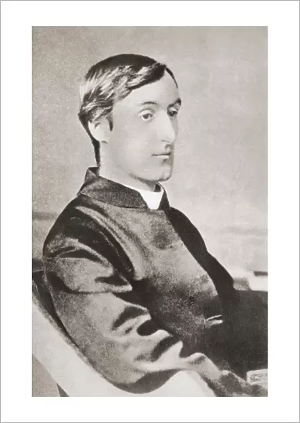 Gerard Manley Hopkins SJ, 1844 - 1889. English poet and Jesuit priest. After a contemporary print