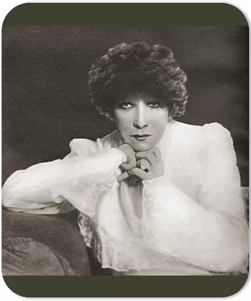 Sarah Bernhardt, 1844 - 1923. French stage actress. From These Tremendous Years, published 1938
