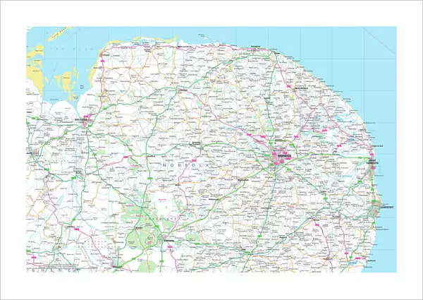 Norfolk County Road Map