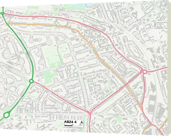 Aberdeen AB24 4 Map