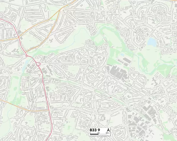Birmingham B33 9 Map