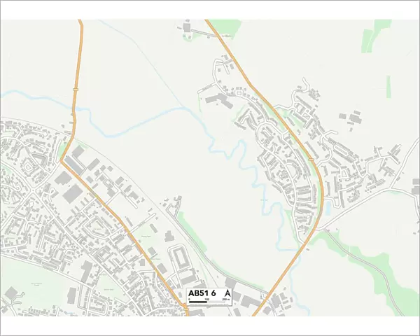 Aberdeenshire AB51 6 Map