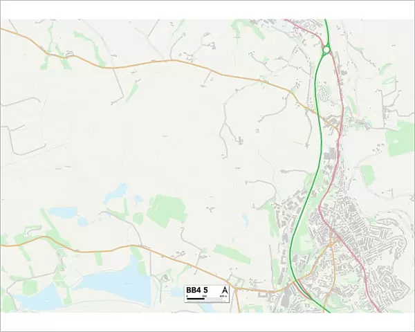 Rossendale BB4 5 Map