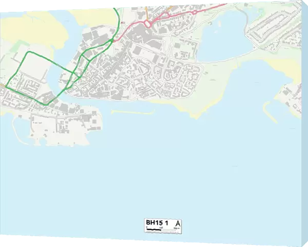 Poole BH15 1 Map