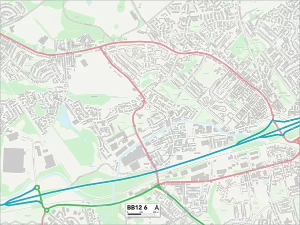 Burnley BB12 6 Map