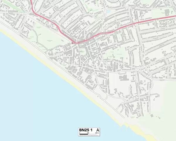 Wealden BN25 1 Map