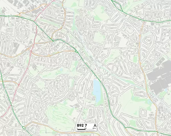 Solihull B92 7 Map