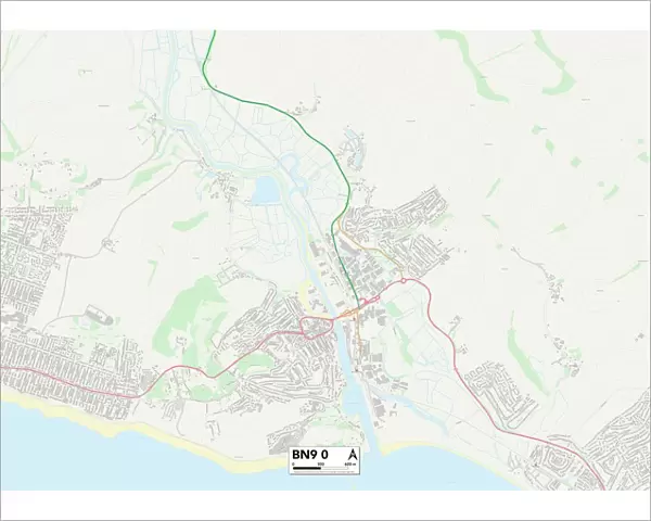 Lewes BN9 0 Map