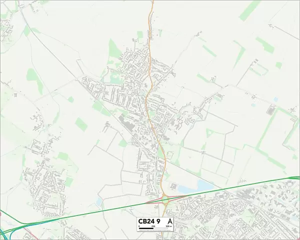 Cambridge CB24 9 Map