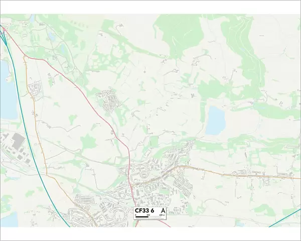 Bridgend CF33 6 Map